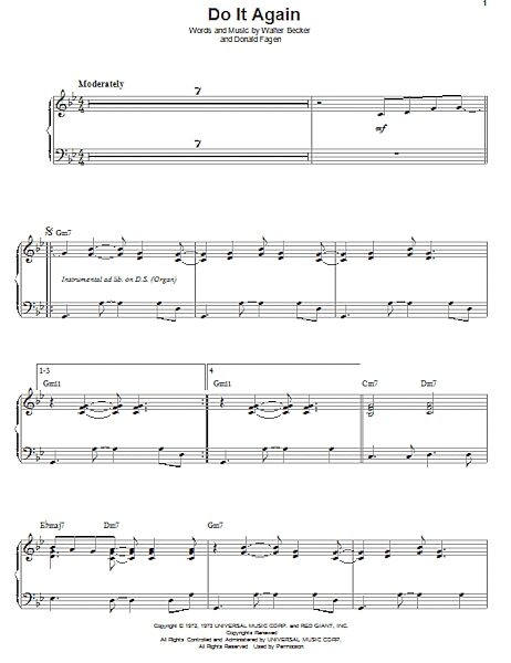 open zoom image for Do It Again - Piano Vocal, New, Main