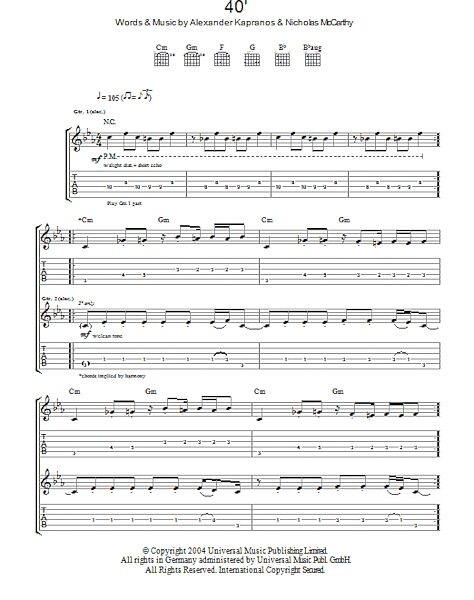 open zoom image for 40' - Guitar TAB, New, Main