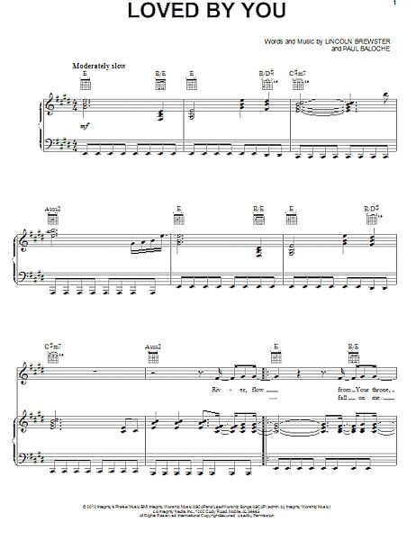 open zoom image for Loved By You - Piano/Vocal/Guitar, New, Main