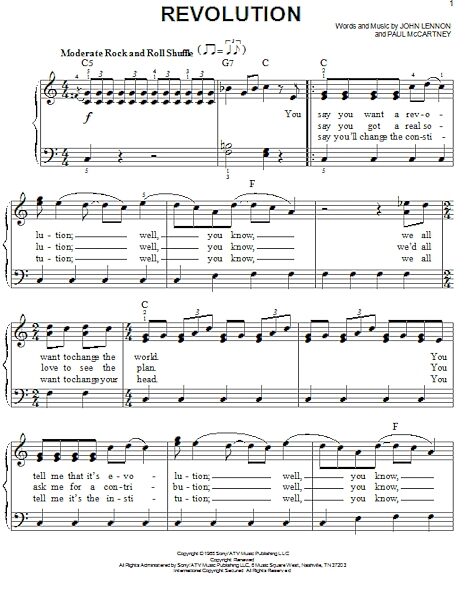 open zoom image for Revolution - Easy Piano, New, Main