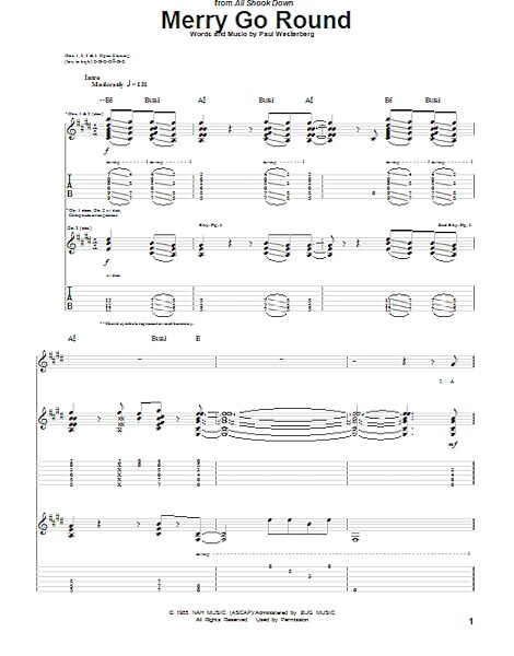 open zoom image for Merry Go Round - Guitar TAB, New, Main