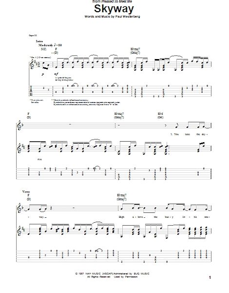 open zoom image for Skyway - Guitar TAB, New, Main