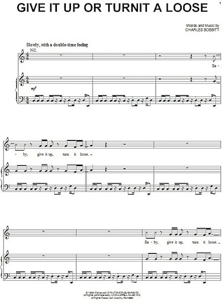open zoom image for Give It Up Or Turnit A Loose - Piano/Vocal/Guitar, New, Main