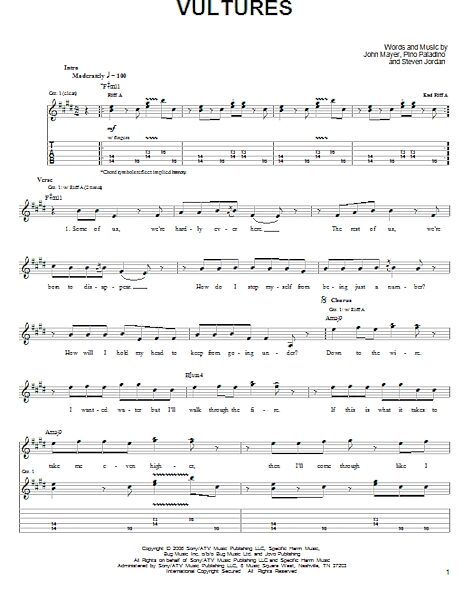 open zoom image for Vultures - Easy Guitar, New, Main