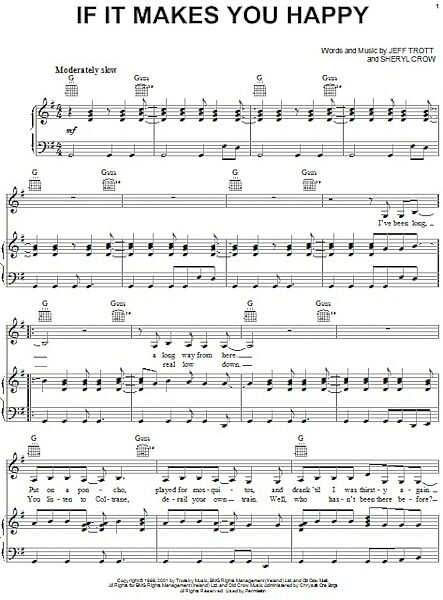 open zoom image for If It Makes You Happy - Piano/Vocal/Guitar, New, Main