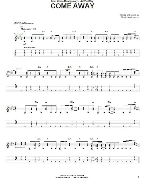 open zoom image for Come Away - Guitar TAB, New, Main