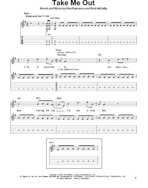 open zoom image for Take Me Out - Guitar Tab Play-Along, New, Main