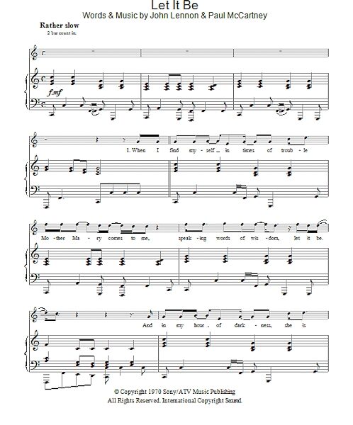 open zoom image for Let It Be - Piano/Vocal/Guitar, New, Main