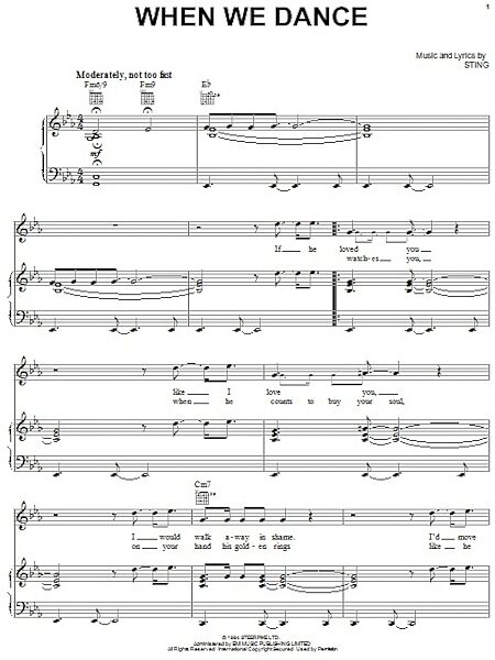 open zoom image for When We Dance - Piano/Vocal/Guitar, New, Main