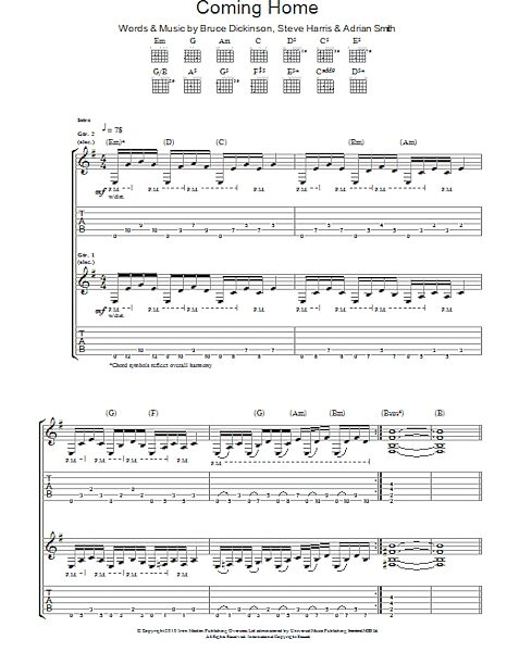 open zoom image for Coming Home - Guitar TAB, New, Main