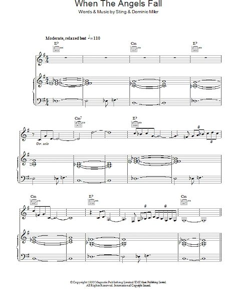 open zoom image for When The Angels Fall - Piano/Vocal/Guitar, New, Main