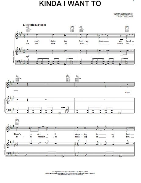 open zoom image for Kinda I Want To - Piano/Vocal/Guitar, New, Main