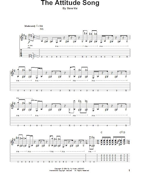 open zoom image for The Attitude Song - Guitar Tab Play-Along, New, Main