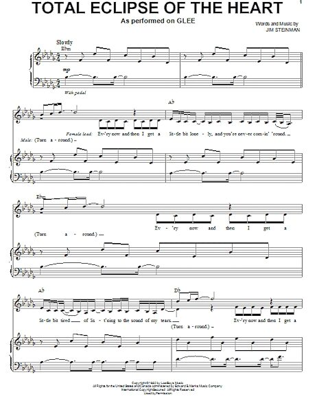 open zoom image for Total Eclipse Of The Heart - Piano Vocal, New, Main