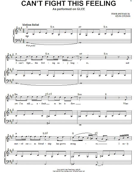 open zoom image for Can't Fight This Feeling - Piano Vocal, New, Main