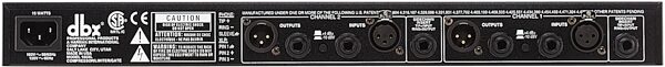 open zoom image for dbx 166XL Dual Compressor Limiter Gate, Rear