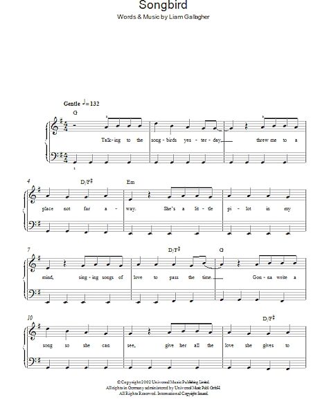 open zoom image for Songbird - Easy Piano, New, Main