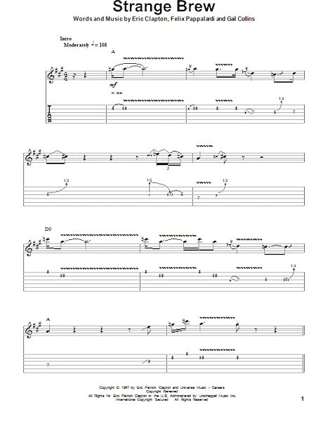 open zoom image for Strange Brew - Guitar Tab Play-Along, New, Main