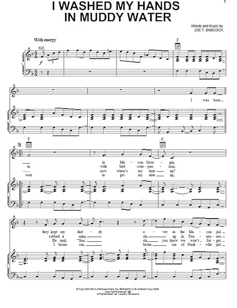 open zoom image for I Washed My Hands In Muddy Water - Piano/Vocal/Guitar, New, Main