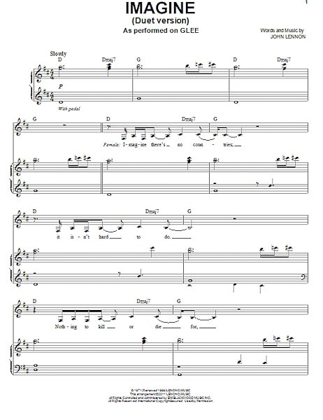 open zoom image for Imagine (Vocal Duet) - Piano Vocal, New, Main