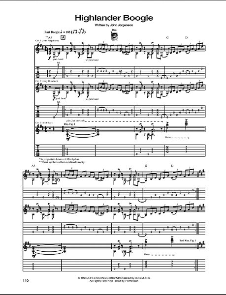 open zoom image for Highlander Boogie - Guitar TAB, New, Main