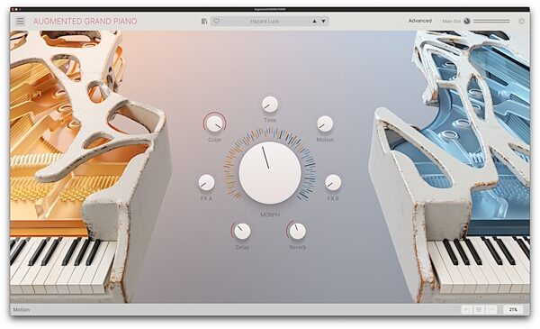 open zoom image for Arturia Augmented Grand Piano Software Instrument, Digital Download, Action Position Back