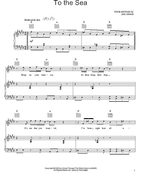open zoom image for To The Sea - Piano/Vocal/Guitar, New, Main