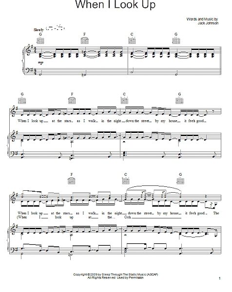 open zoom image for When I Look Up - Piano/Vocal/Guitar, New, Main