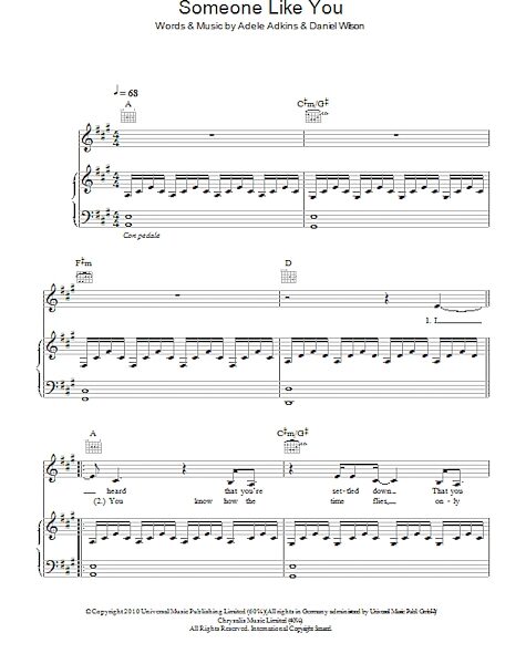 open zoom image for Someone Like You - Piano/Vocal/Guitar, New, Main