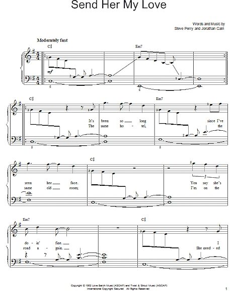 open zoom image for Send Her My Love - Easy Piano, New, Main