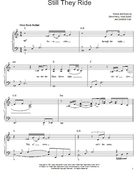 open zoom image for Still They Ride - Easy Piano, New, Main