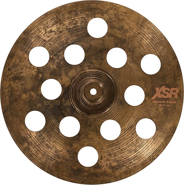 open zoom image for Sabian XSR Monarch O-Zone Crash Cymbal, 16 inch, Action Position Back