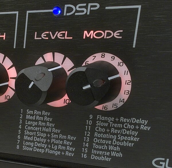 open zoom image for Crate Guitar Amplifier Half Stack with GLX1200H Head and G412SL Cabinet, DSP Closeup