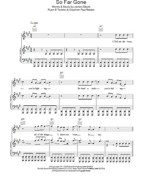 open zoom image for So Far Gone - Piano/Vocal/Guitar, New, Main
