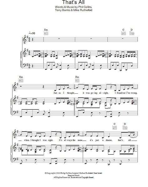 open zoom image for That's All - Piano/Vocal/Guitar, New, Main