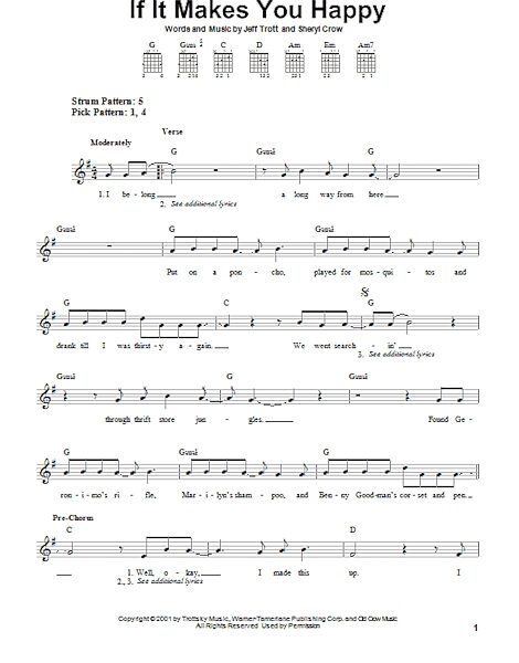 open zoom image for If It Makes You Happy - Easy Guitar, New, Main