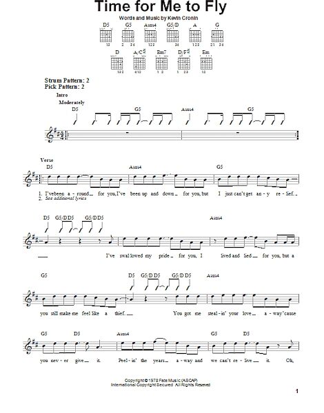 open zoom image for Time For Me To Fly - Easy Guitar, New, Main