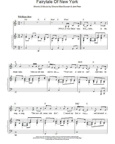open zoom image for Fairytale Of New York - Piano Vocal, New, Main