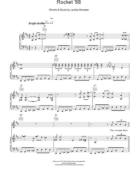 open zoom image for Rocket '88 - Piano/Vocal/Guitar, New, Main