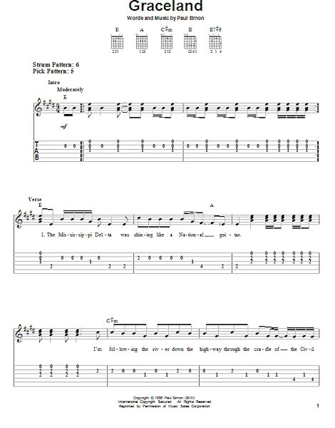 open zoom image for Graceland - Easy Guitar with TAB, New, Main