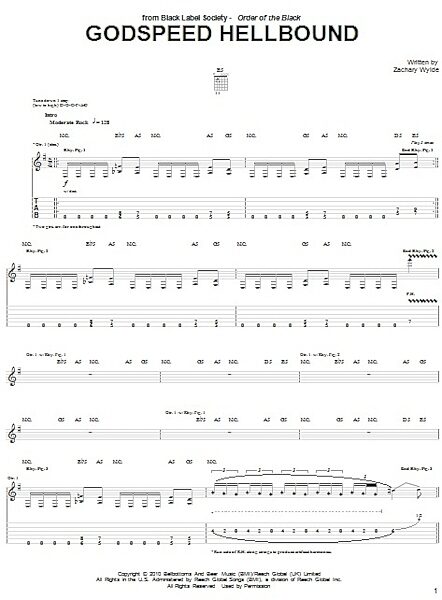 open zoom image for Godspeed Hellbound - Guitar TAB, New, Main