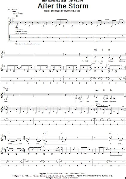 open zoom image for After The Storm - Guitar TAB, New, Main