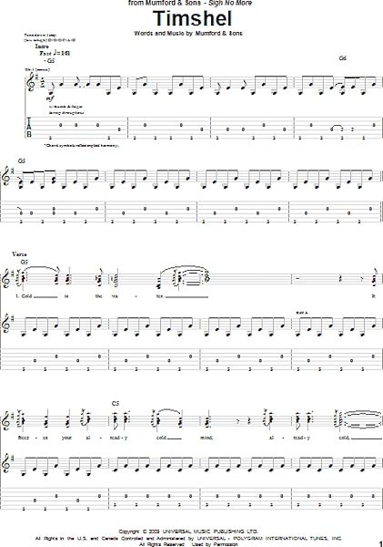 open zoom image for Timshel - Guitar TAB, New, Main