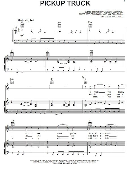 open zoom image for Pickup Truck - Piano/Vocal/Guitar, New, Main