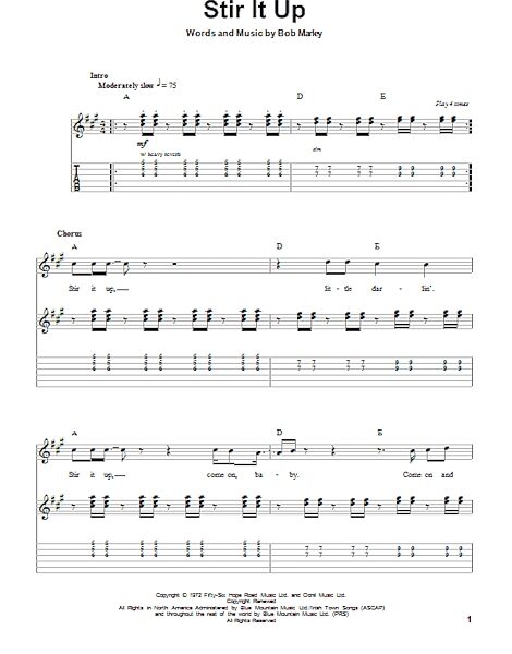 open zoom image for Stir It Up - Guitar Tab Play-Along, New, Main