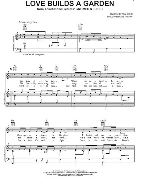 open zoom image for Love Builds A Garden - Piano/Vocal/Guitar, New, Main