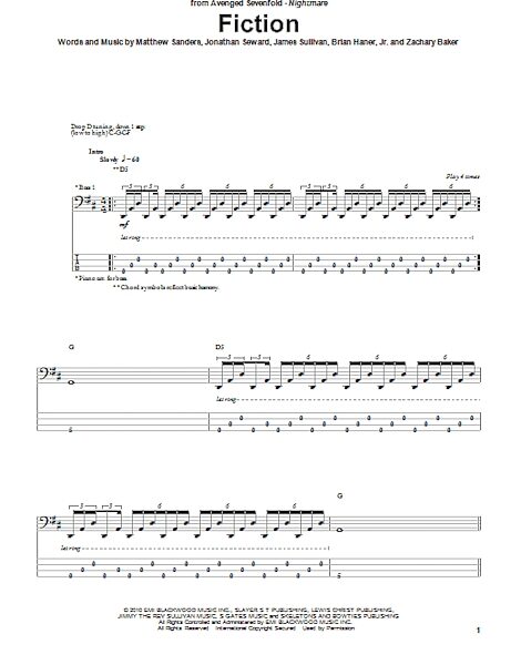 open zoom image for Fiction - Bass Tab, New, Main