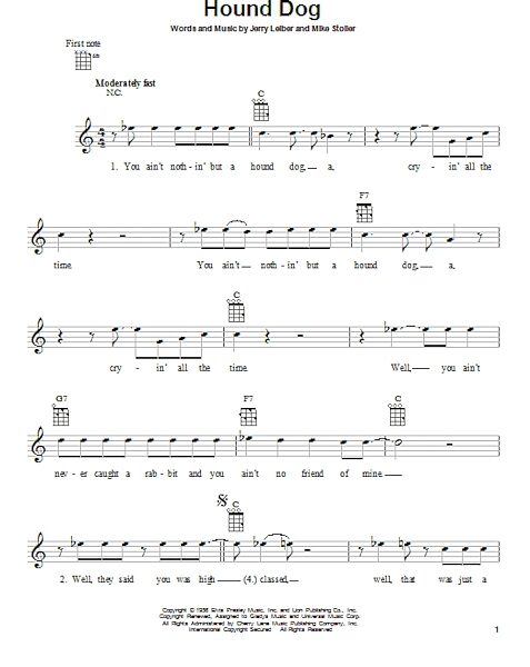 open zoom image for Hound Dog - Ukulele, New, Main