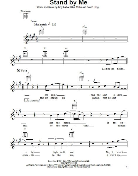 open zoom image for Stand By Me - Ukulele, New, Main