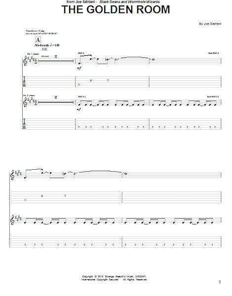 open zoom image for The Golden Room - Guitar TAB, New, Main